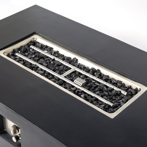 Concrete Propane Gas Fire Pit Table