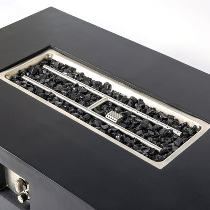 Concrete Propane Gas Fire Pit Table