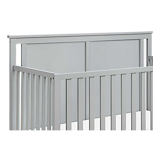 Mini Crib With Mattress Pad Gray/Rockport Gray