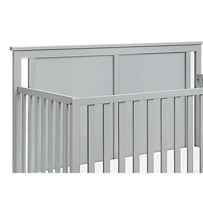 Mini Crib With Mattress Pad Gray/Rockport Gray