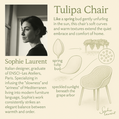 Holiday - 2-Pack Modern Lounge Chairs – Indoor/Outdoor All-Weather PP Plastic, Lightweight for Patio, Beach, Living Room (Warm Grey)