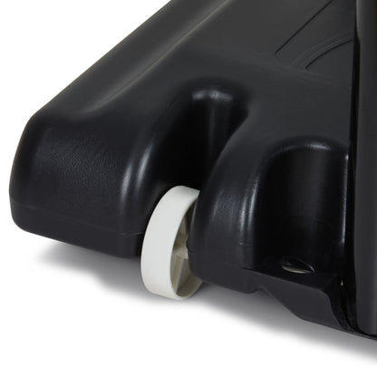 4 10ft Adjustable Height Basketball Hoop Portable Backboard System 44inch with Wheels and Fillable Base