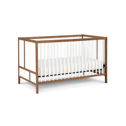 3-in-1 Crib in Walnut/White