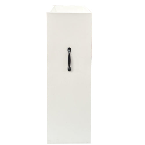 3-Tier Adjustable Side Panel Mobile Dustproof Storage Bookcase Cabinet
