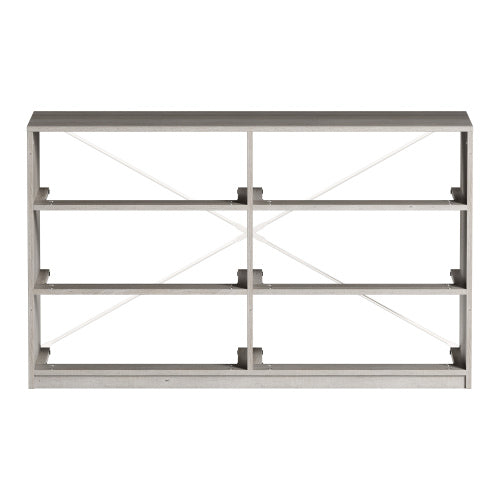 6-Drawer Dresser with Large Fabric Drawers, Grey