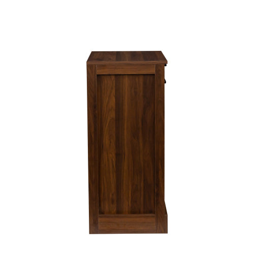 brown walnut color modular 24 wine bar cabinet Buffet Cabinet