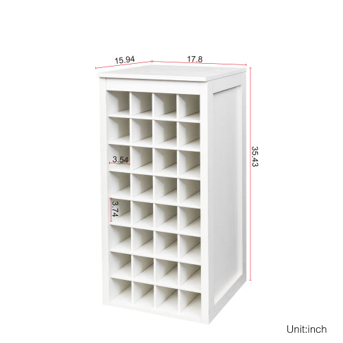 WHITE color modular 32  wine bar cabinet Buffet Cabinet