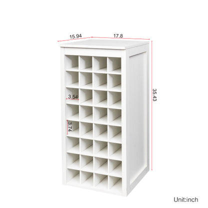 WHITE color modular 32  wine bar cabinet Buffet Cabinet