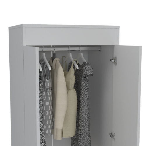 Armoire, One Large Cabinet, Two Drawers