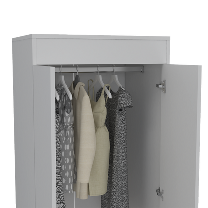 Armoire, One Large Cabinet, Two Drawers