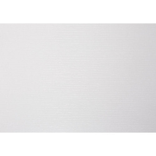 3-Tier White Laminate Accent Side Table with 6 Open Shelves