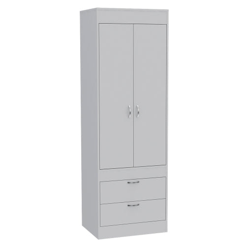 Armoire, One Large Cabinet, Two Drawers