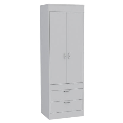 Armoire, One Large Cabinet, Two Drawers