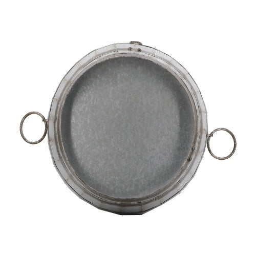 22.5x22.5x26" Drum Side Table