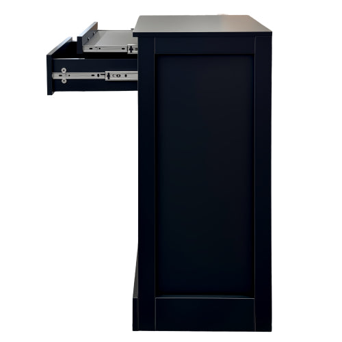 Black color modular 24 wine bar cabinet Buffet Cabinet