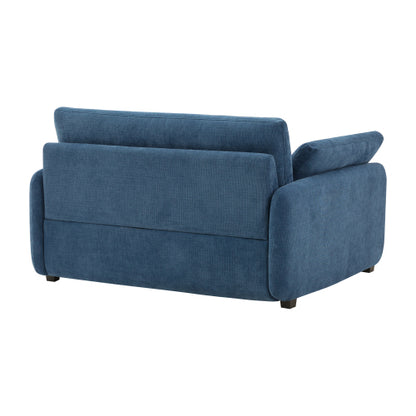 50*43 Inch Oversized Deep-Seat Chenille Single Lounge Chair with Pillows