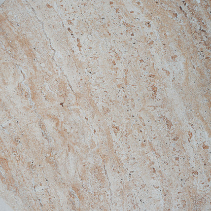 Outdoor/Indoor Lightweight Concrete Side Table,Travertine Finish