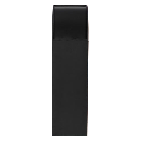 43 Inch Black Arched 4-Tier MDF Bookshelf Home Decorative Storage Display Shelf