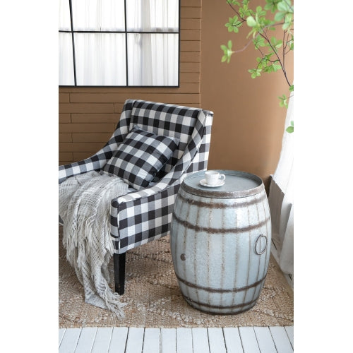 22.5x22.5x26" Drum Side Table