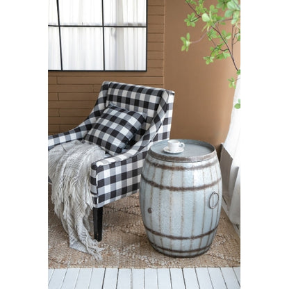 22.5x22.5x26" Drum Side Table