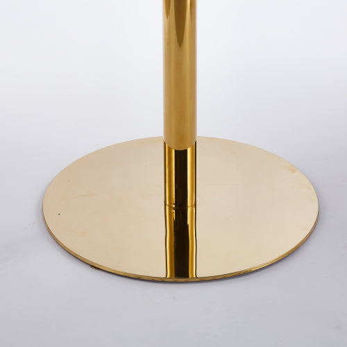 31.5inch  folding GOLDEN AND WHITE Tulip BAR Table Mid-century BAR  Table for 2-4 people With Round Mdf Table Top, Pedestal BAR  Table,  MDF top