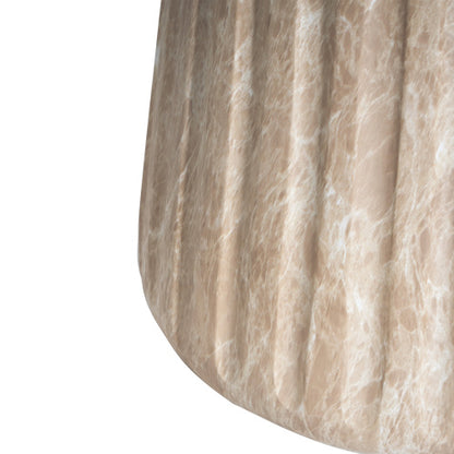 Outdoor Cleme Carved Side Table, Gold