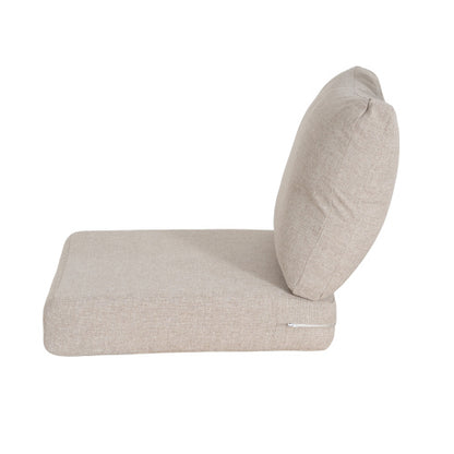 Noah Outdoor Club Chair Cushion Set, Seat Cushion and Back Cushion, Beige
