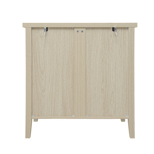 3 Drawer Buffet Sideboard with Woven Rope Design