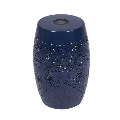 SOLAR SIDE TABLE,DARK BLUE COLOR