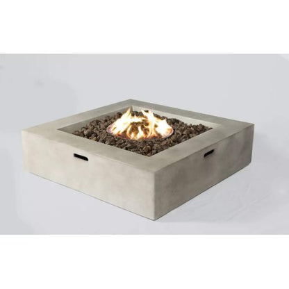 12" H Concrete Outdoor Fire Pit Table