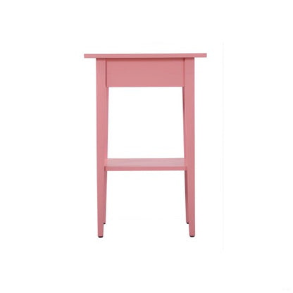 Bright Pink Contemporary Nightstand