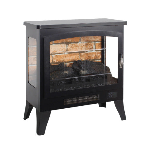 21 inchThree-sided Freestanding Electric Fireplace Stove heater with 3D Flame effect with remote control
