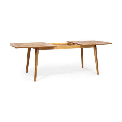 Outdoor Acacia Wood Expandable Dining Table, Teak