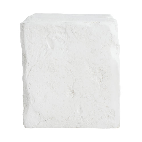 Lyra Outdoor Patio Karst Cave Inspired MGO Side Table, White