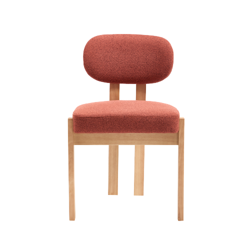 Wooden Dining Chairs Set of 2, Modern Fabric Upholstered Dining Room Chair Kitchen Chairs, Farmhouse Dinner Chair for Kitchen Dining Room