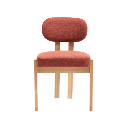 Wooden Dining Chairs Set of 2, Modern Fabric Upholstered Dining Room Chair Kitchen Chairs, Farmhouse Dinner Chair for Kitchen Dining Room