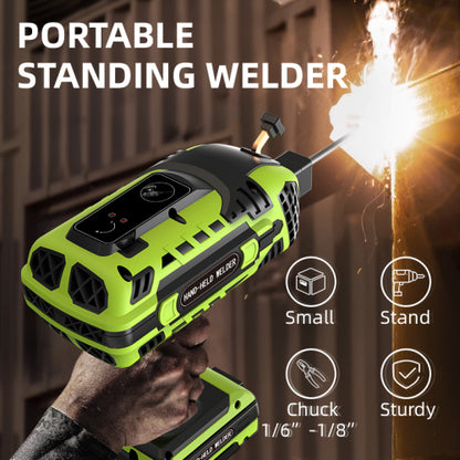 AIME Handheld Welder Machine, 110V Portable Welding Machine with IGBT Inverter 6 Variable Current Adjustment, 20-120Amp Welding Output Portable Welder Handheld for 1/16"-1/8" Welding Rods