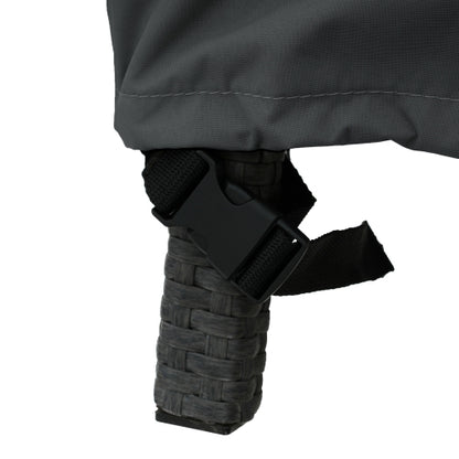 SHIELD PATIO OUTDOOR CLUB CHAIR COVER, DARK GRAY