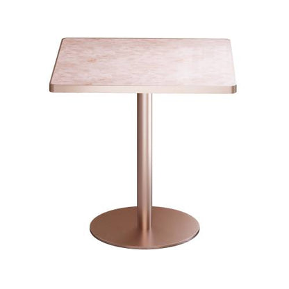 31.5inch Square Modern Tulip Dining Table with Faux Marble Sintered Stone Top