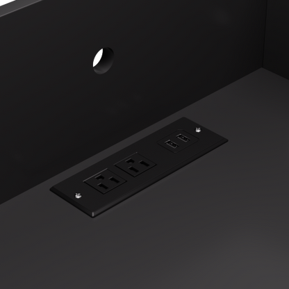 Nightstand with Charging Station and LED Lights,Night Stand with Sliding Top for Bedroom,Bedside Table with Drawers,Modern End Side Table,Black.28.8''W x 17''D x 30.5''H.