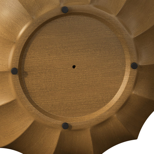 35.43" Modern Outdoor and Indoor Waterproof Coffee Table, Durable MgO Cement Design, Suitable for Terraces, Gardens, Backyards and Living Rooms (Deep wood grain color)