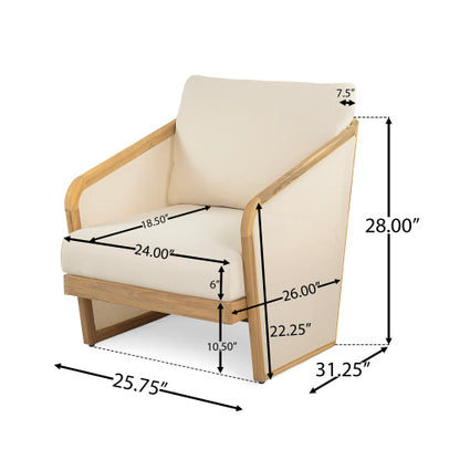 Royal Wood Textilene Club Chair