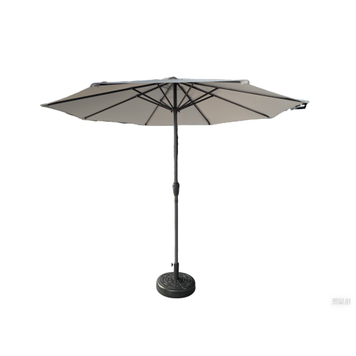 Outdoor Patio Aluminum Umbrella, Outdoor Table Umbrella,Market Umbrella with 8 Sturdy Ribs