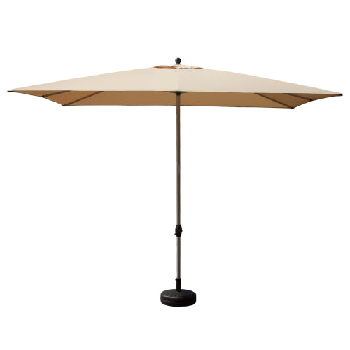 Rectangle Patio Umbrella with Crank Lift , Beige (Base not included)