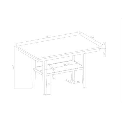 Brown Bar Table