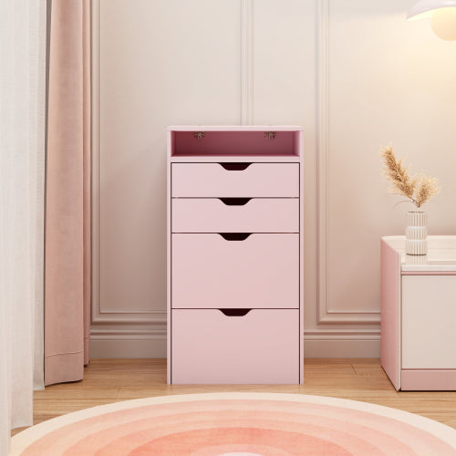3-in-1 Multifunctional Vanity Desk Set, Flip-Up Mirror, 3-Color Lights, 2 Drawers, Hidden Storage Stool, White