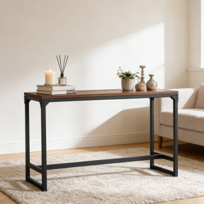 Minimalist Contemporary Industrial Bar/Cocktail Logan Table