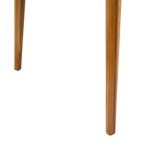 Acacia Wood Dining Table 6-Person Outdoor Table, Farmhouse Furniture for Patio, Garden, Backyard, Teak 180 LBS Weight Capacity 63"L