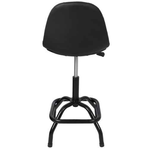 360° Swivel Adjustable Height Bar Stool with High Back Support, Modern Counter Stool for Bar, Shop, Kitchen