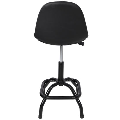 360° Swivel Adjustable Height Bar Stool with High Back Support, Modern Counter Stool for Bar, Shop, Kitchen